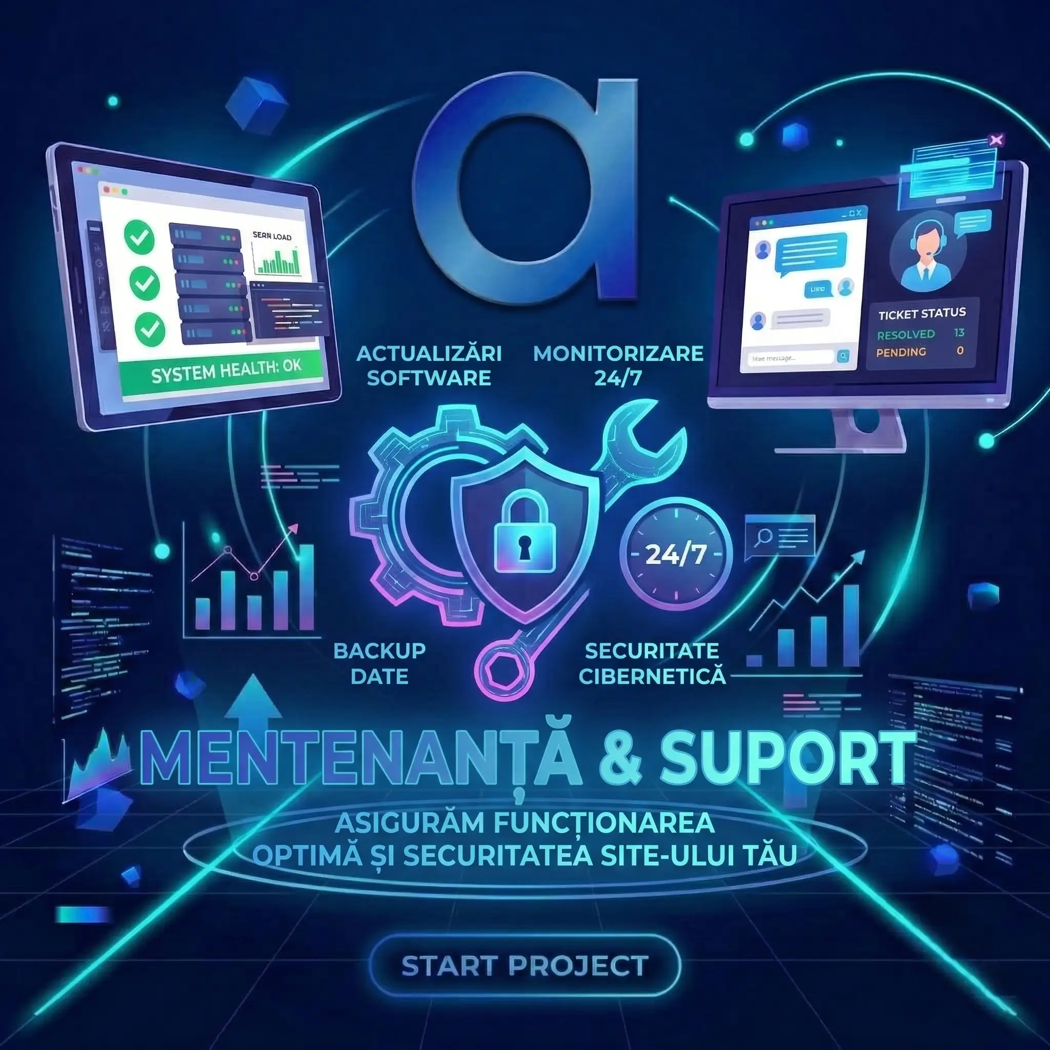 Servicii de Mentenanță Web și Securitate Timișoara