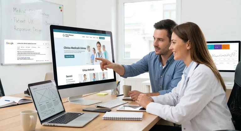 Creare site cabinet medical: Cum să fii prima alegere a pacienților tăi